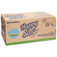 Thùng 48 bịch sữa dinh dưỡng có đường Vinamilk Happy Star 220ml