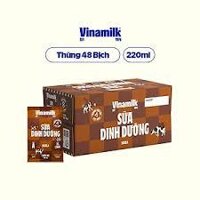 Thùng 48 Bịch Sữa Dinh Dưỡng VINAMILK SÔCÔLA 220ml