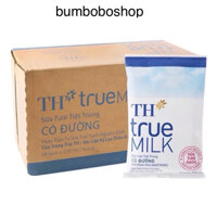 Thùng 48 bịch sữa TH true milk có đường/ít đường/không đường 220ml