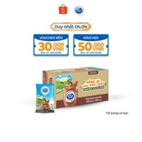 Thùng 48 Bịch Sữa Tiệt Trùng Dutch Lady Cô Gái Hà Lan Socola 180ml (48x180ml)