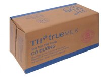 Thùng 48 bịch sữa tươi TH true MILK có đường 220 ml