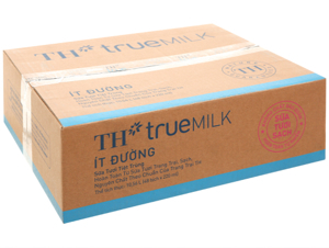 Thùng 48 bịch sữa tươi tiệt trùng ít đường TH true MILK 220ml