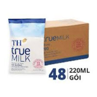Thùng 48 Bịch Sữa Tươi Tiệt Trùng Có Đường TH true MILK 220ml