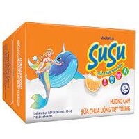 Thùng 48 Chai (80ml) Sữa Chua Uống Susu Hương Cam