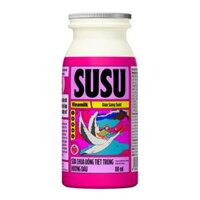 Thùng 48 chai 80ml Sữa chua uống tiệt trùng hương dâu Vinamilk Susu chai 80ml