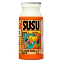 Thùng 48 chai 80ml Sữa chua uống tiệt trùng hương cam Vinamilk Susu chai 80ml