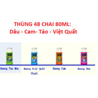 Thùng 48 chai Sữa chua uống SuSu IQ 80ml các loại