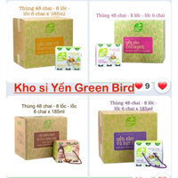 Thùng 48 chai Yến sào Green Bird ( có 4 vị ) - kho sỉ Yến Green Bird giá tận gốc