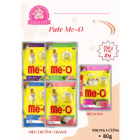 [Thùng 48 gói]Pate Cho Mèo Pate Me-O Tuna Đủ Vị-SuSu_pet