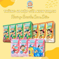 Thùng 48 hộp 110ml  Sữa Kun Hương Soocla/Cam/Dâu   Bùng Nổ
