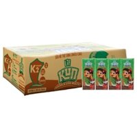 Thùng 48 Hộp 110ml Sữa KUN Socola Lúa Mạch ( tặng bóng siêu kun khi mua 2 thùng)