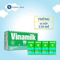 Thùng 48 hộp 110ml Sữa tươi tiệt trùng Có đường Vinamilk