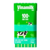 Thùng 48 hộp 110ml Sữa tươi tiệt trùng Có đường Vinamilk