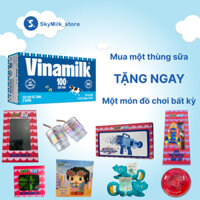 Thùng 48 hộp 110ml Sữa tươi tiệt trùng Ít đường Vinamilk Kèm Quà Tặng