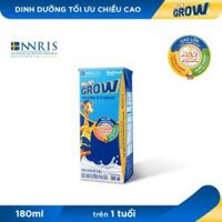 Thùng 48 Hộp 180ml Sữa Bột Pha Sẵn Nuvi Grow Trên 1 Tuổi - Phát Triển Chiều Cao