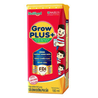 (Thùng 48 hộp 180ml) Sữa Grow Plus đỏ pha sẵn Nutifood 180ml