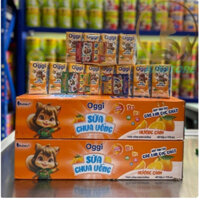 Thùng 48 Hộp 180ml Sữa Trái Cây Oggi_Sữa Chua Uống Oggi Vị Dâu/ Cam (BIBISTORE)