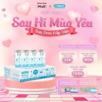 [Thùng 48 hộp 180ml] Sữa tươi VPMilk Đà Lạt True Milk không đường, Sữa tươi nguyên chất hoàn toàn từ cao nguyên Đà Lạt, Vị Tươi Rất Đà Lạt