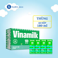 Thùng 48 hộp 180ml Sữa tươi tiệt trùng Có đường Vinamilk