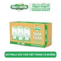 Thùng 48 Hộp NutiMilk Sữa Tươi Tiệt Trùng Có Đường 110ml