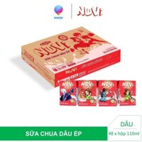 Thùng 48 Hộp Nuvi Lúa Mạch Lắc Cacao/ Sữa Chua Dâu/ Sữa tươi Trái Cây Cam/ Nho 110ml NUTIFOOD - YOOSOO MALL