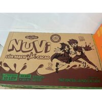 Thùng 48 hộp NuVi Sữa Lúa Mạch Lắc Cacao