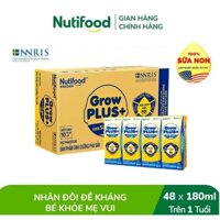 Thùng 48 Hộp SBPS Nutifood GrowPLUS+ Sữa Non vàng180ml NutiFood