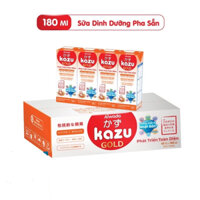 Thùng 48 hộp sữa bột pha sẵn kazu Gain gold 180ml - Giúp bé tăng cân