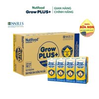 Thùng 48 hộp Sữa bột pha sẵn nutifood sữa non  GROW PLUS VÀNG TREN 1 TUỔI 180ml