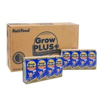 Thùng 48 hộp sữa bột pha sẵn NutiFood Grow Plus xanh 180ml