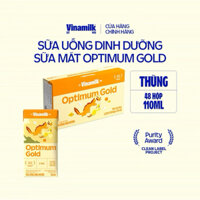 Thùng 48 hộp sữa bột pha sẵn Vinamilk Optimum Gold-110ml