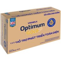 Thùng 48 Hộp Sữa Bột Pha Sẵn Vinamilk Optimum Gold 180ml