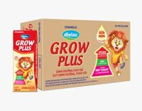 Thùng 48 Hộp Sữa Bột Pha Sẵn Vinamilk Dielac Grow Plus - Đỏ 180ml