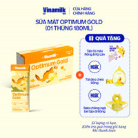 Thùng 48 hộp sữa bột pha sẵn Vinamilk Optimum Gold 180ml