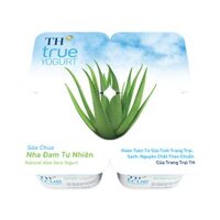 Thùng 48 hộp sữa chua ăn nha đam tự nhiên TH True Yogurt 100g