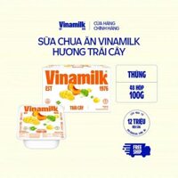 Thùng 48 hộp Sữa chua ăn Vinamilk Trái Cây - Yaourt 100g