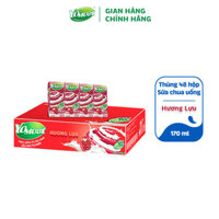 Thùng 48 Hộp Sữa Chua Lên Men Tự Nhiên Yomost Hương Lựu (170ml/Hộp)