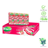 Thùng 48 Hộp Sữa Chua Lên Men Tự Nhiên Yomost Vị Dâu (170ml/Hộp)