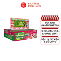 Thùng 48 Hộp Sữa Chua Lên Men Tự Nhiên Yomost Vị Dâu (170ml/Hộp)