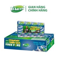 Thùng 48 hộp sữa chua lên men tự nhiên Yomost Bạc Hà- Việt Quất(date mới- Shop hoạt tốc HCM)