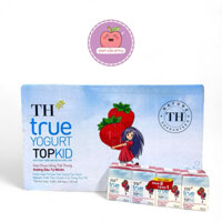 Thùng 48 hộp sữa chua uống Th True Milk Topkid 110ml (Dâu, Cam, Dâu Chuối, Mix)
