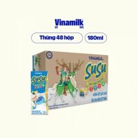 Thùng 48 hộp Sữa chua uống tiệt trùng SuSu việt quất chuối 180ml