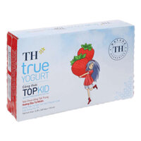 Thùng 48 hộp sữa chua uống hương dâu TH True Yogurt Top Kid 110ml