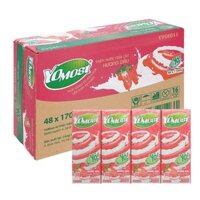Thùng 48 hộp sữa chua uống tiệt trùng Yomost vị dâu 170 ml (từ 2 tuổi)
