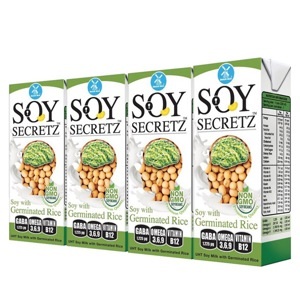 Thùng 48 hộp sữa đậu nành gạo mầm Soy Secretz 180ml