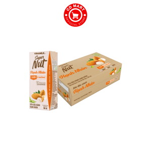Thùng 48 hộp sữa đậu nành hạnh nhân Vinamilk 180ml