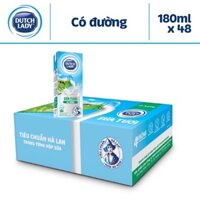Thùng 48 hộp sữa Dutch lady cô gái hà lan 180ml