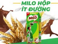 Thùng 48 hộp sữa lúa mạch ít đường Milo 180ml