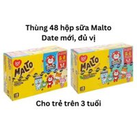 Thùng 48 hộp Sữa Lúa Mạch Lof Malto Vỉ 4 Hộp x 180ml vị Socola lúa mạch/ socola bạc hà