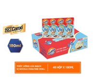 Thùng 48 hộp sữa lúa mạch vị socola Ovaltine bổ sung DHA 180ml
